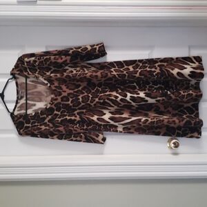 Roz & Ali 3/4 sleeve Dress